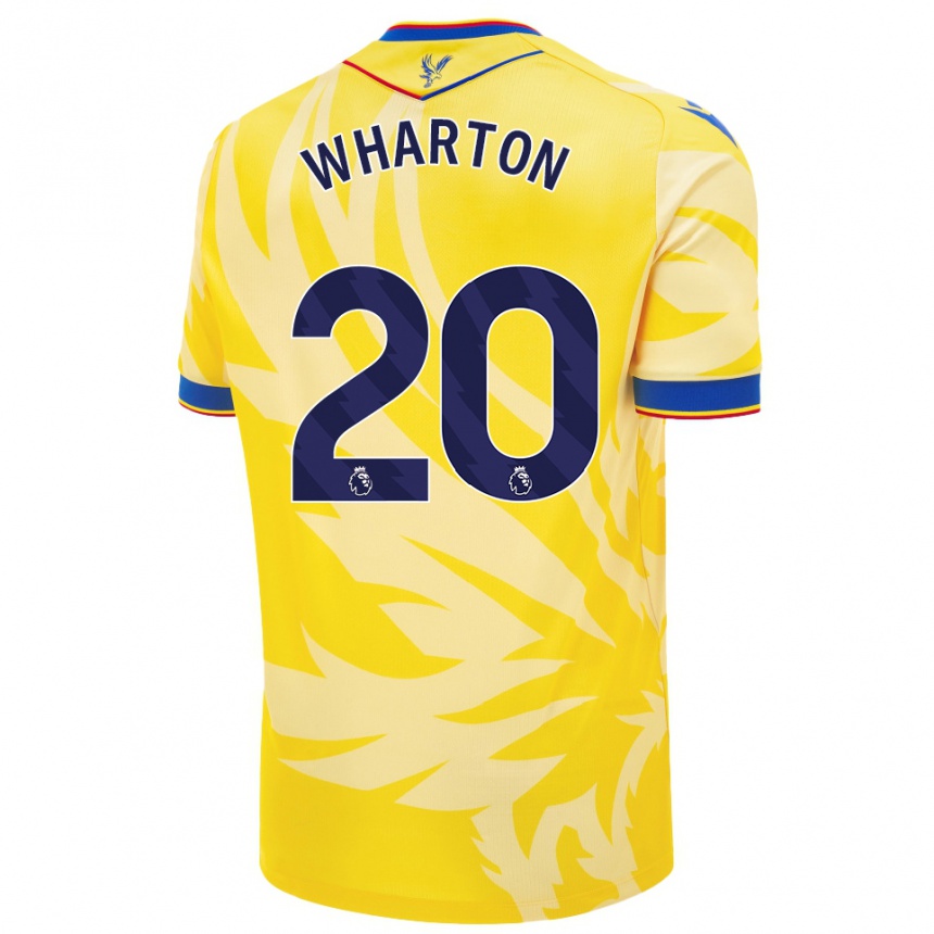 Homme Football Maillot Adam Wharton #20 Jaune Tenues Extérieur 2024/25