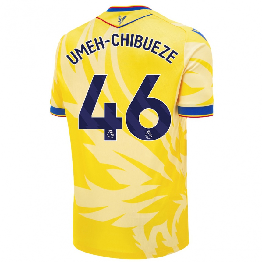 Homme Football Maillot Franco Umeh-Chibueze #46 Jaune Tenues Extérieur 2024/25