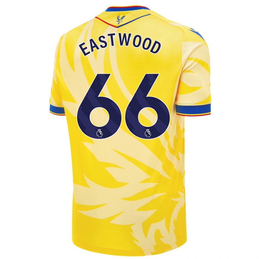 Homme Football Maillot Billy Eastwood #66 Jaune Tenues Extérieur 2024/25