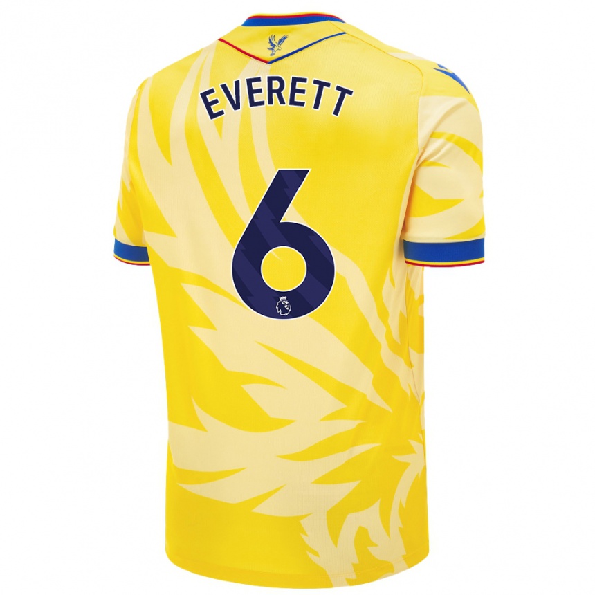 Homme Football Maillot Aimee Everett #6 Jaune Tenues Extérieur 2024/25