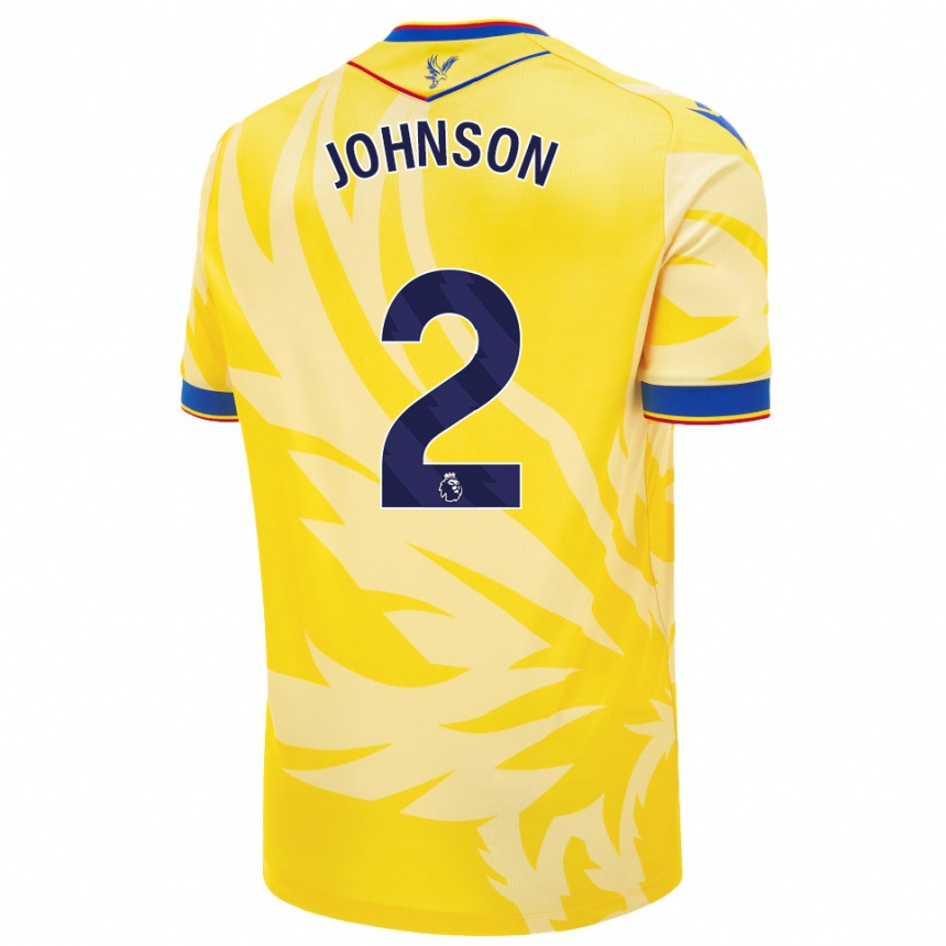 Homme Football Maillot Annabel Johnson #2 Jaune Tenues Extérieur 2024/25