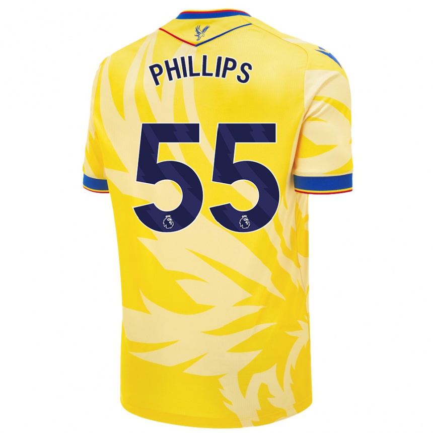 Homme Football Maillot Killian Phillips #55 Jaune Tenues Extérieur 2024/25