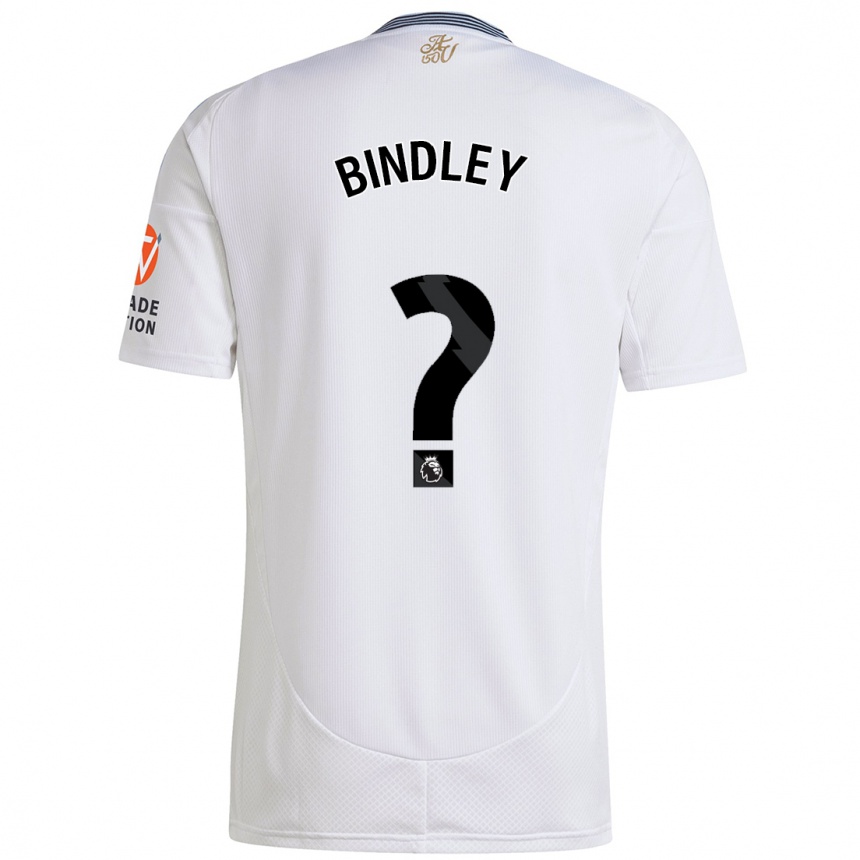 Homme Football Maillot Oliver Bindley #0 Blanc Tenues Extérieur 2024/25