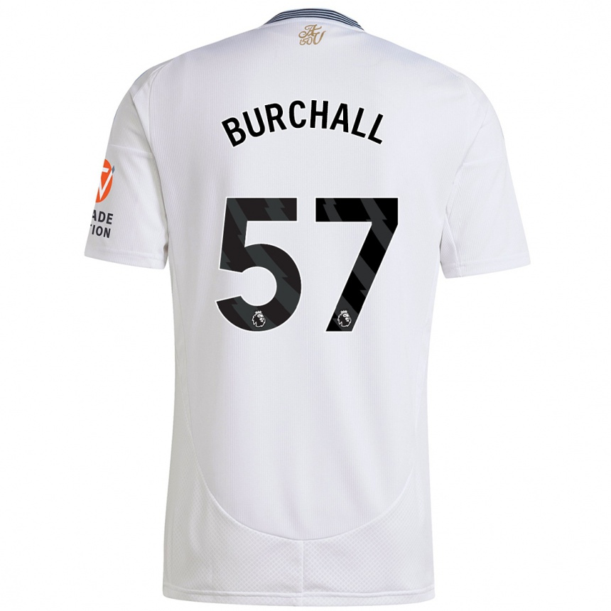 Homme Football Maillot Ajani Burchall #57 Blanc Tenues Extérieur 2024/25