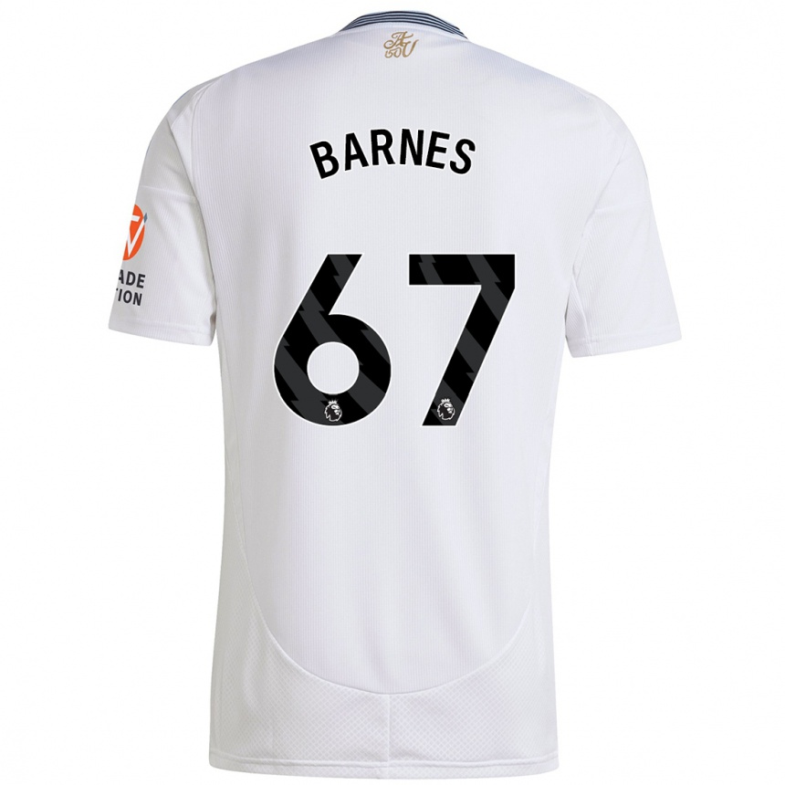 Homme Football Maillot Mikell Barnes #67 Blanc Tenues Extérieur 2024/25