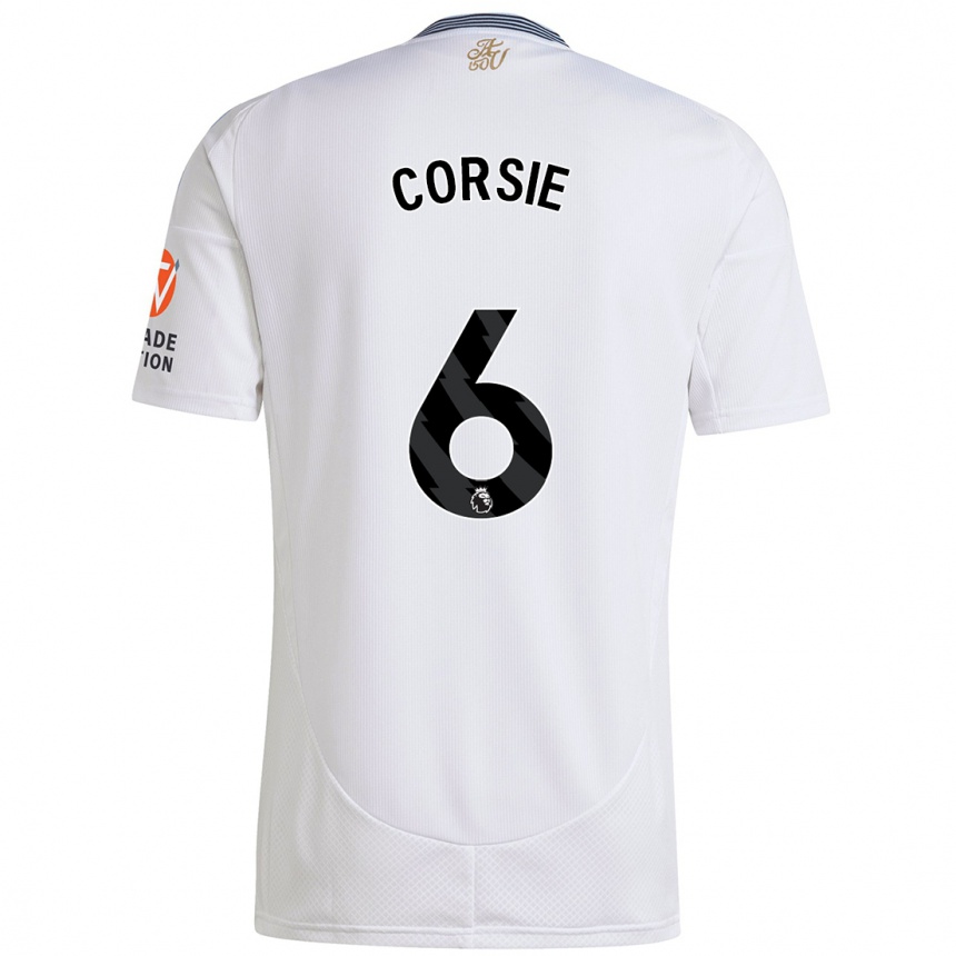 Homme Football Maillot Rachel Corsie #6 Blanc Tenues Extérieur 2024/25