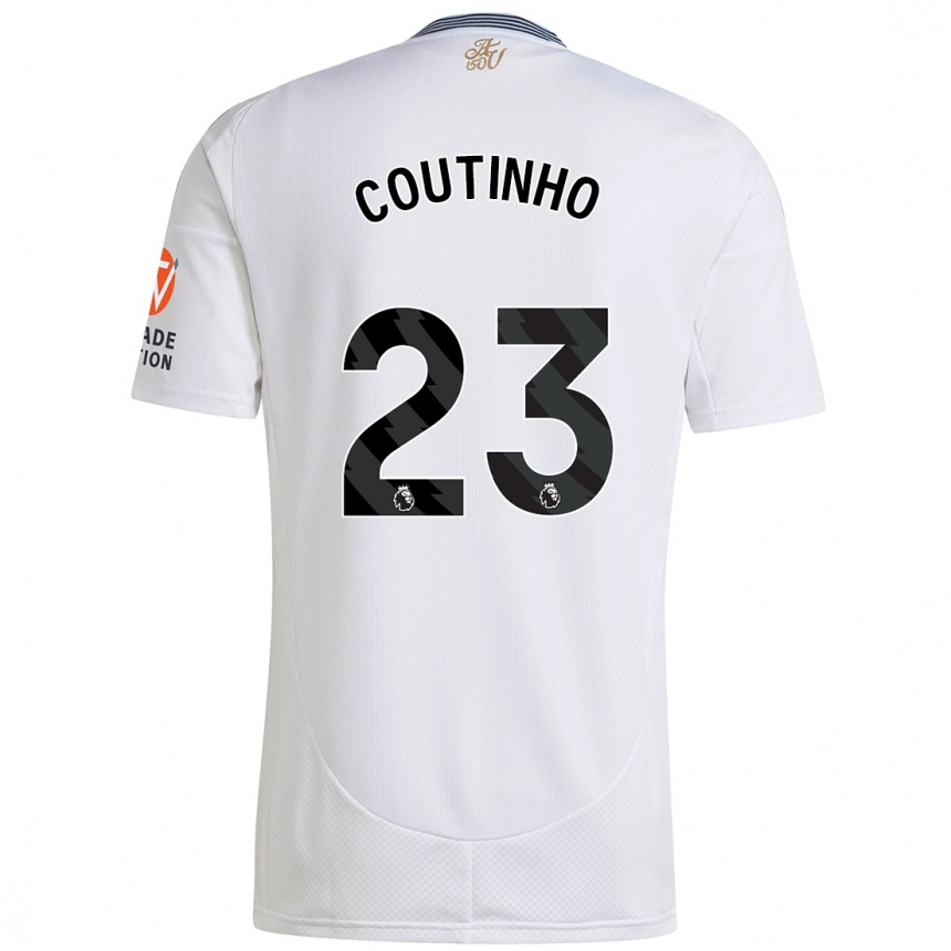 Homme Football Maillot Philippe Coutinho #23 Blanc Tenues Extérieur 2024/25