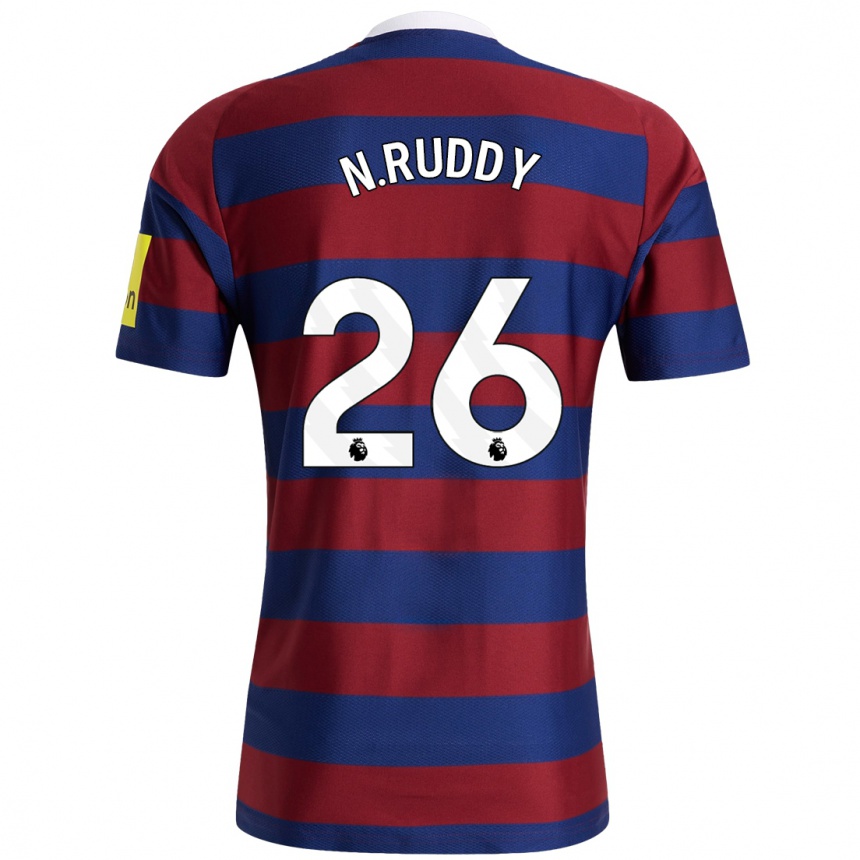 Homme Football Maillot John Ruddy #26 Bordeaux Bleu Marine Tenues Extérieur 2024/25