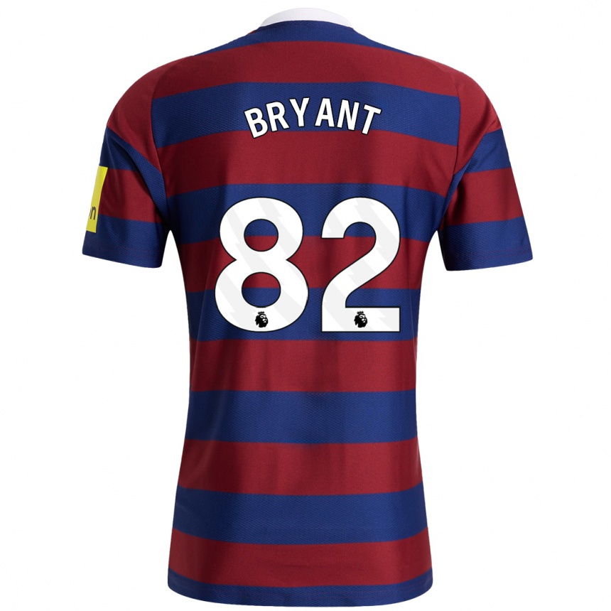 Homme Football Maillot Thomas Bryant #82 Bordeaux Bleu Marine Tenues Extérieur 2024/25