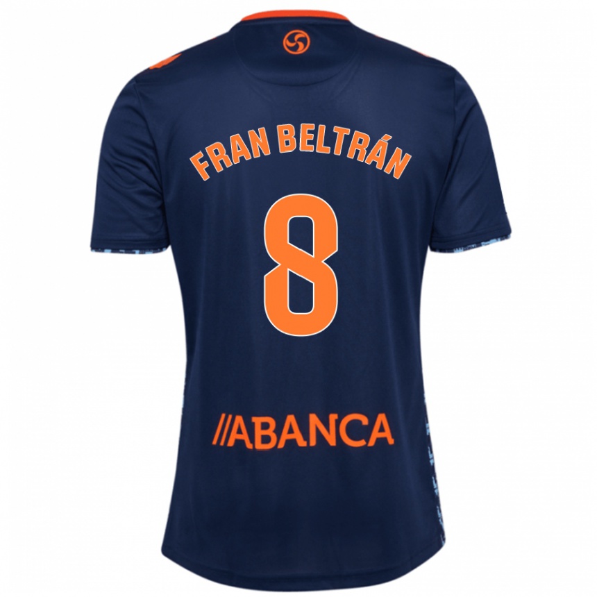 Homme Football Maillot Fran Beltrán #8 Bleu Marine Tenues Extérieur 2024/25