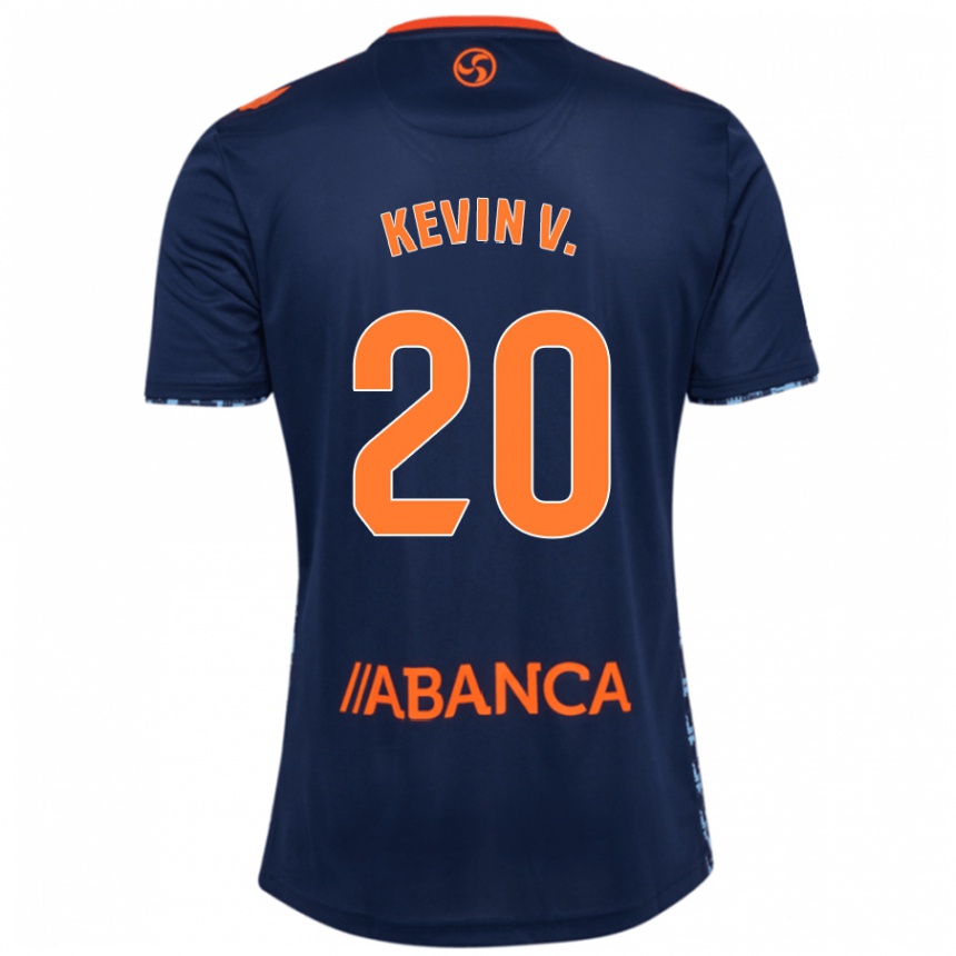 Homme Football Maillot Kevin Vázquez #20 Bleu Marine Tenues Extérieur 2024/25