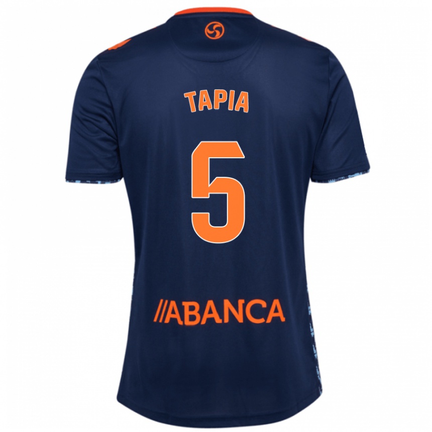 Homme Football Maillot Renato Tapia #5 Bleu Marine Tenues Extérieur 2024/25