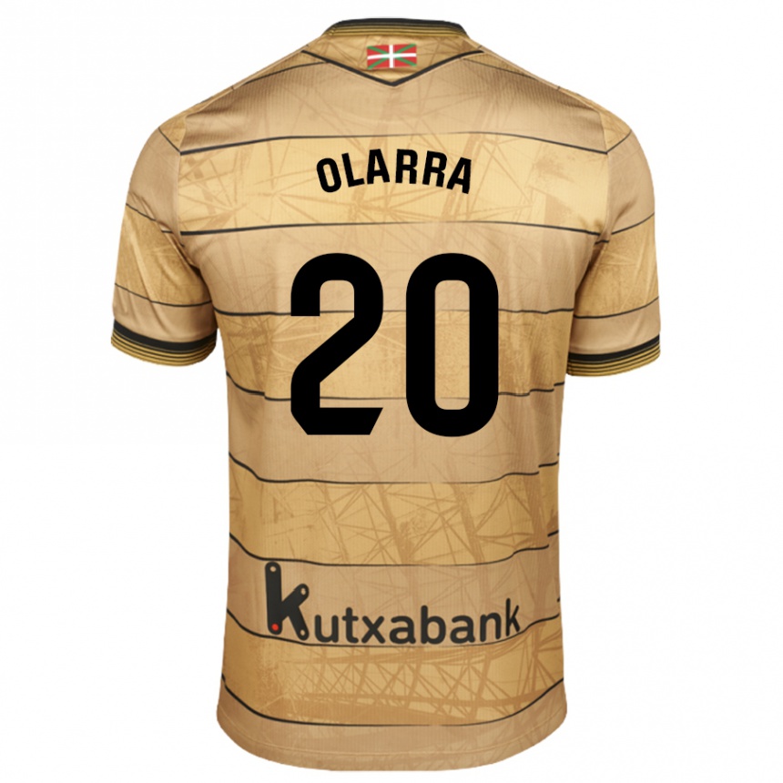 Homme Football Maillot Aimar Olarra #20 Marron Tenues Extérieur 2024/25