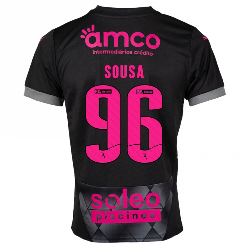 Homme Football Maillot Afonso Sousa #96 Noir Rose Tenues Extérieur 2024/25