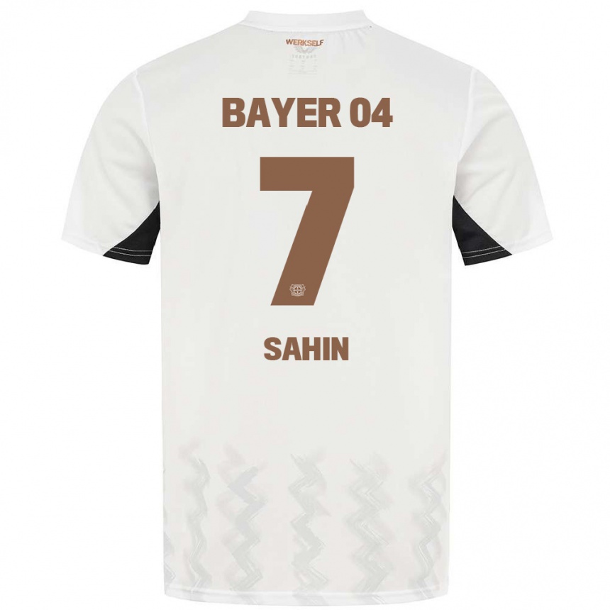 Homme Football Maillot Batuhan Sahin #7 Blanc Noir Tenues Extérieur 2024/25