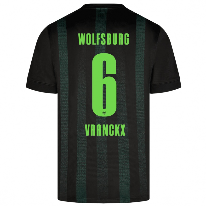 Homme Football Maillot Aster Vranckx #6 Vert Foncé Tenues Extérieur 2024/25