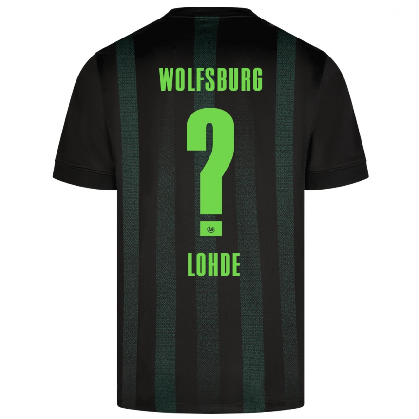 Homme Football Maillot Sven Lohde #0 Vert Foncé Tenues Extérieur 2024/25