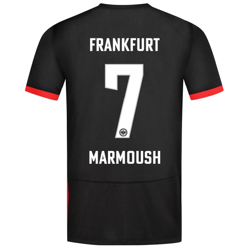 Homme Football Maillot Omar Marmoush #7 Noir Tenues Extérieur 2024/25