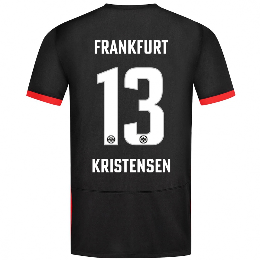 Homme Football Maillot Rasmus Kristensen #13 Noir Tenues Extérieur 2024/25