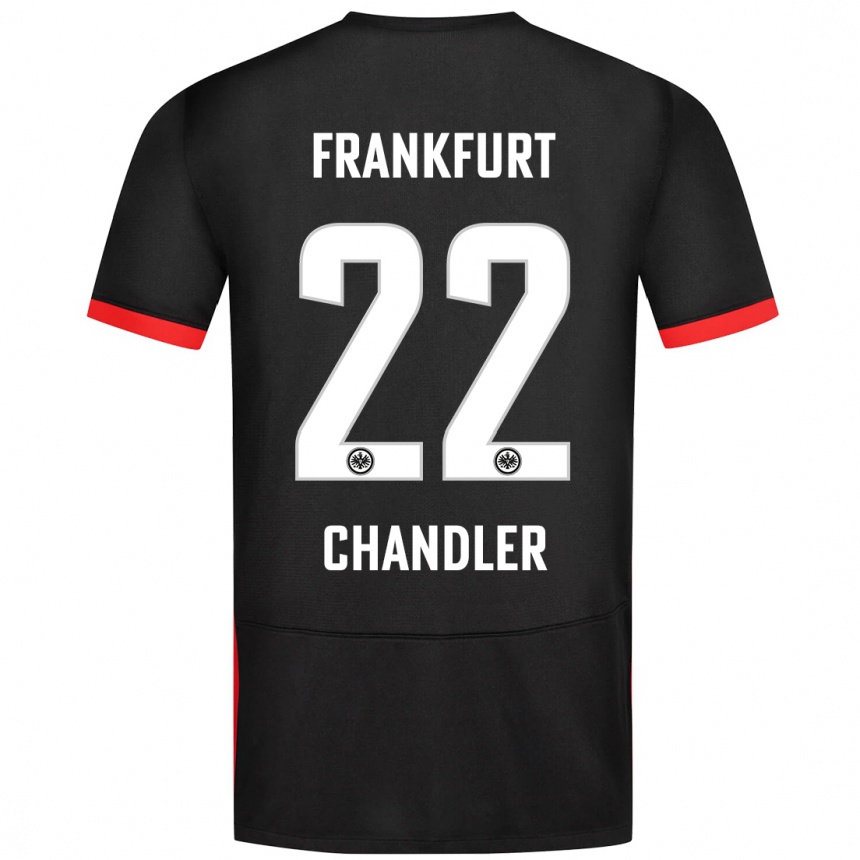 Homme Football Maillot Timothy Chandler #22 Noir Tenues Extérieur 2024/25