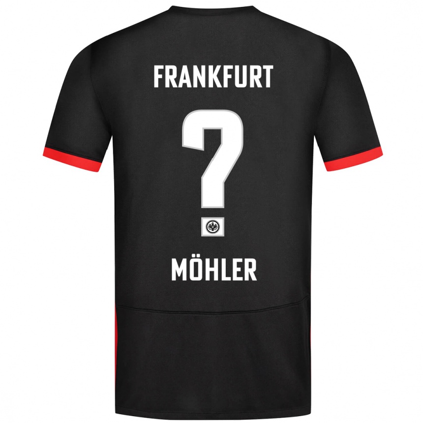 Homme Football Maillot Emil Möhler #0 Noir Tenues Extérieur 2024/25