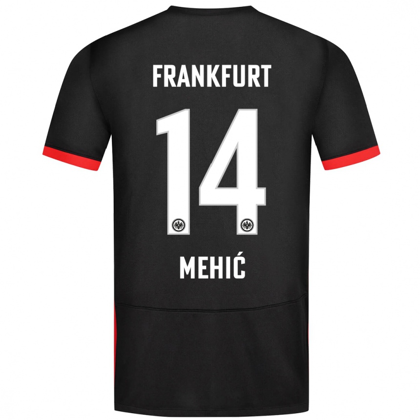 Homme Football Maillot Liam Mehić #14 Noir Tenues Extérieur 2024/25