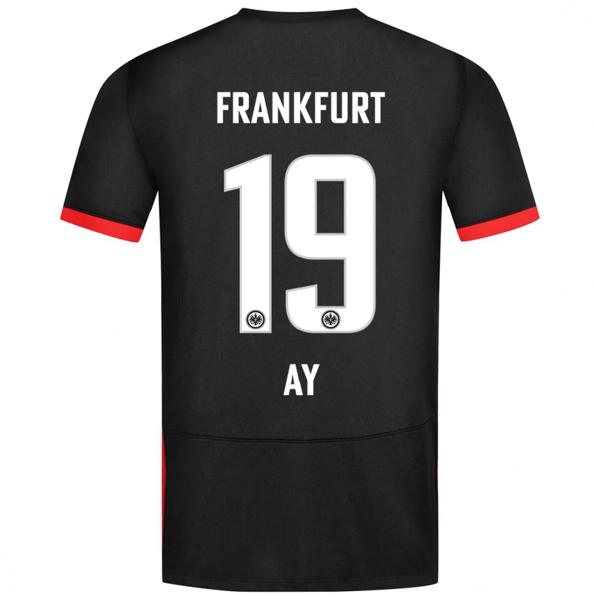 Homme Football Maillot Ugur Ay #19 Noir Tenues Extérieur 2024/25