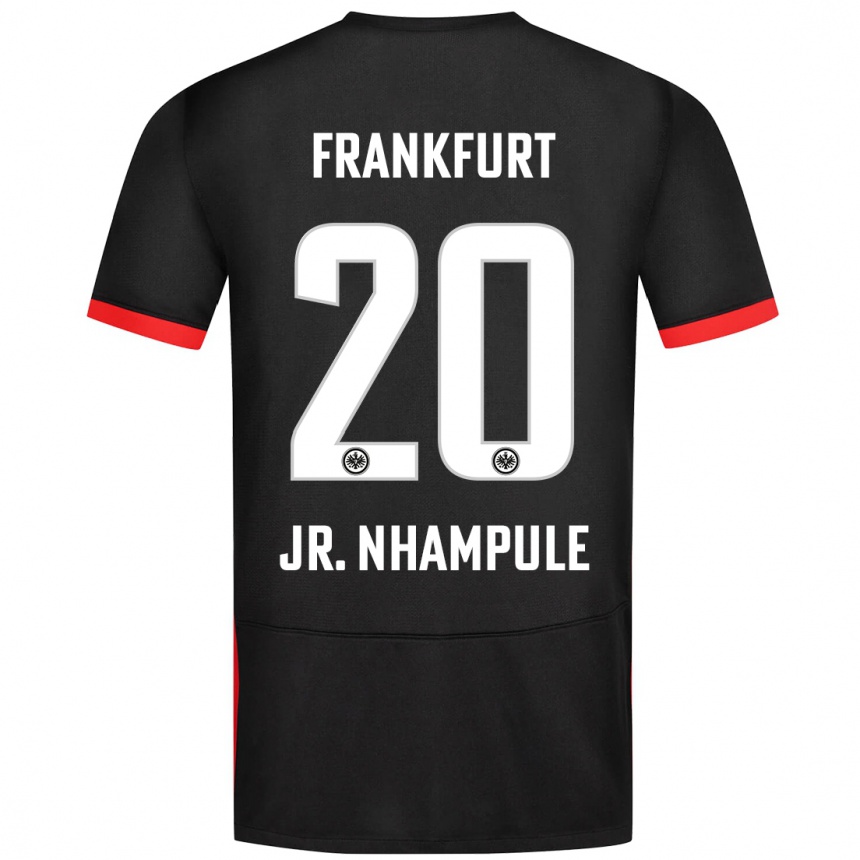 Homme Football Maillot Antonio Junior Nhampule #20 Noir Tenues Extérieur 2024/25