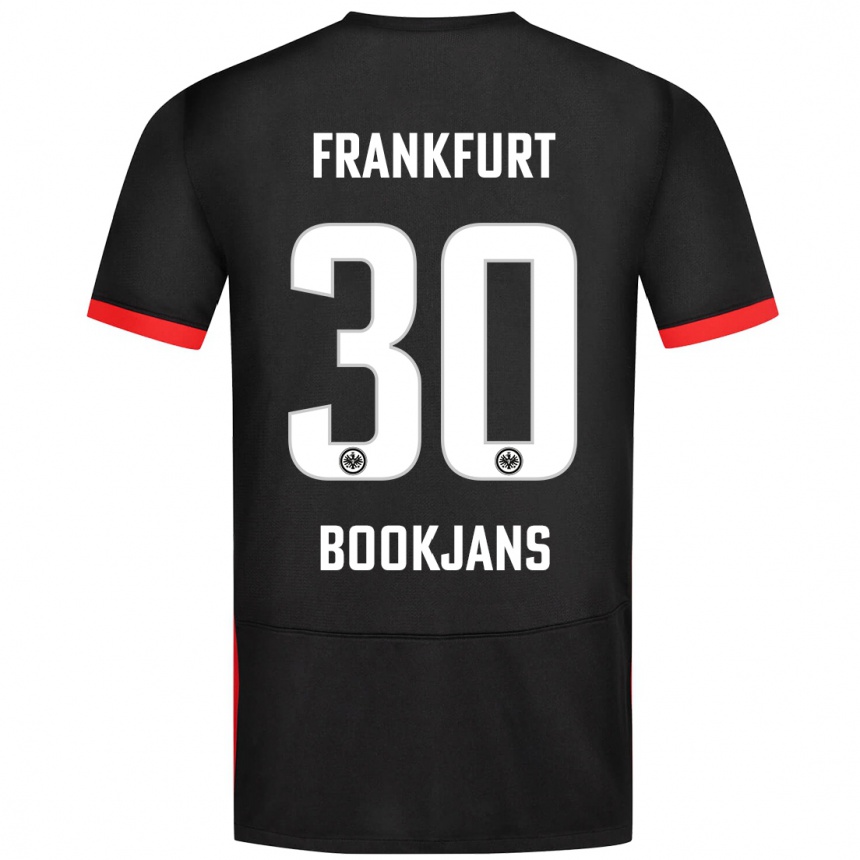 Homme Football Maillot Jakob Bookjans #30 Noir Tenues Extérieur 2024/25