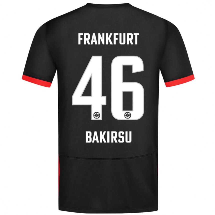 Homme Football Maillot Hüseyin Bakirsu #46 Noir Tenues Extérieur 2024/25