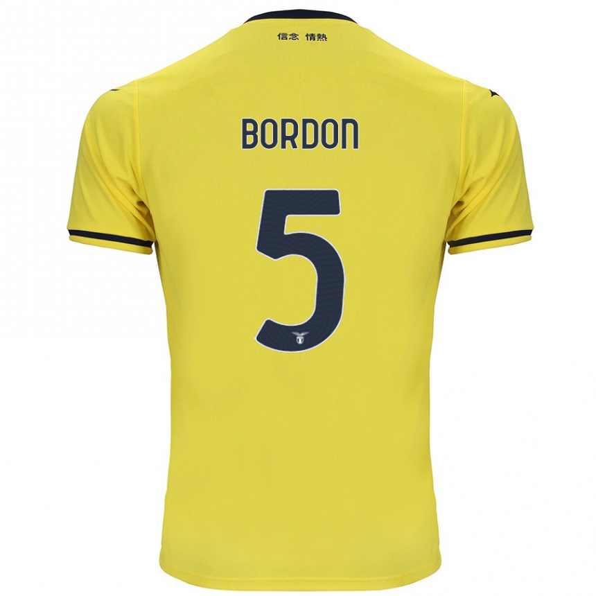 Homme Football Maillot Filipe Bordon #5 Jaune Tenues Extérieur 2024/25