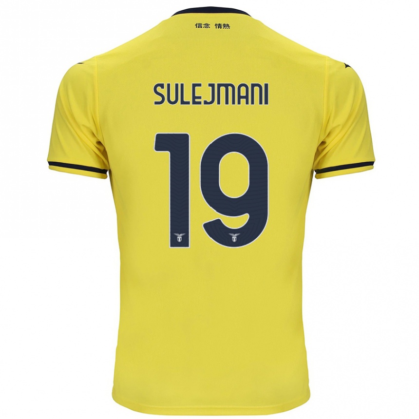 Homme Football Maillot Flavio Sulejmani #19 Jaune Tenues Extérieur 2024/25