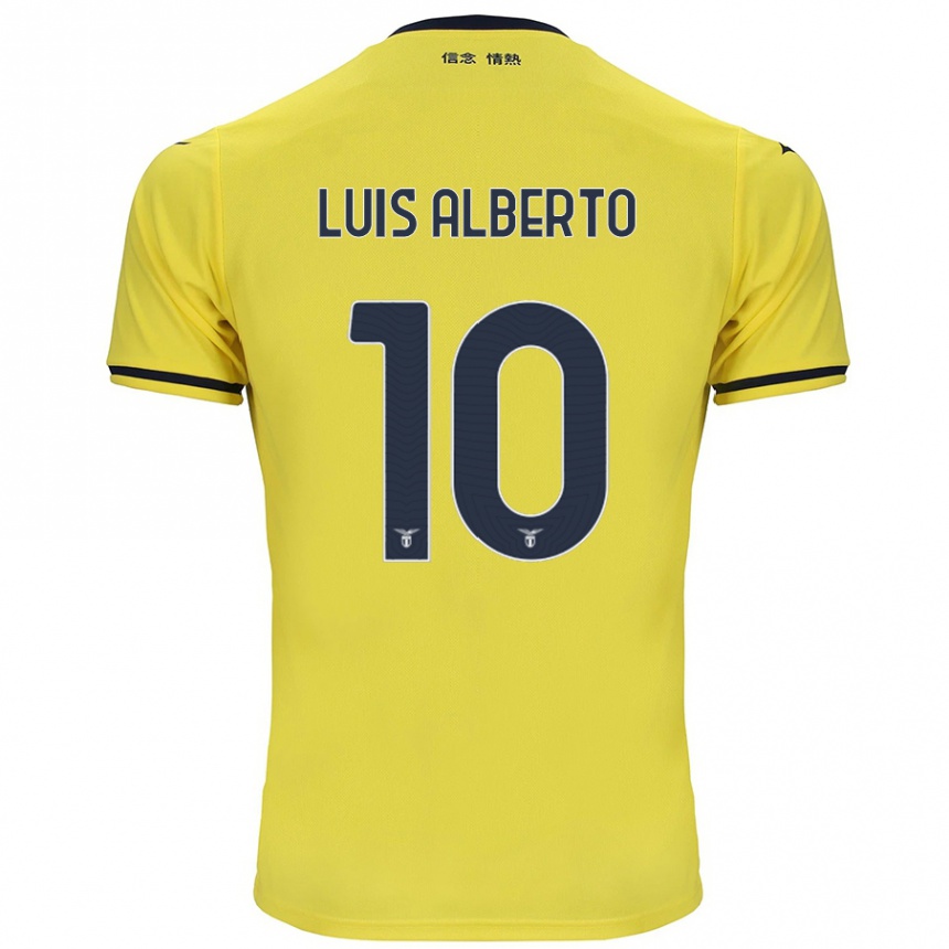 Homme Football Maillot Luis Alberto #10 Jaune Tenues Extérieur 2024/25