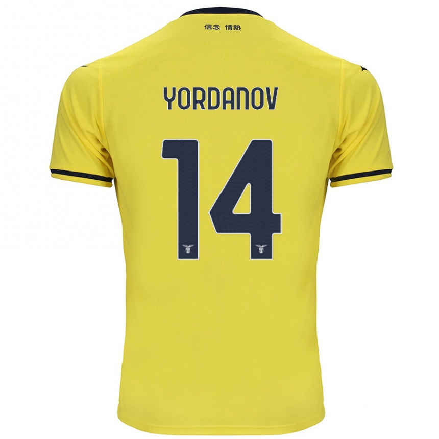 Homme Football Maillot Damyan Yordanov #14 Jaune Tenues Extérieur 2024/25