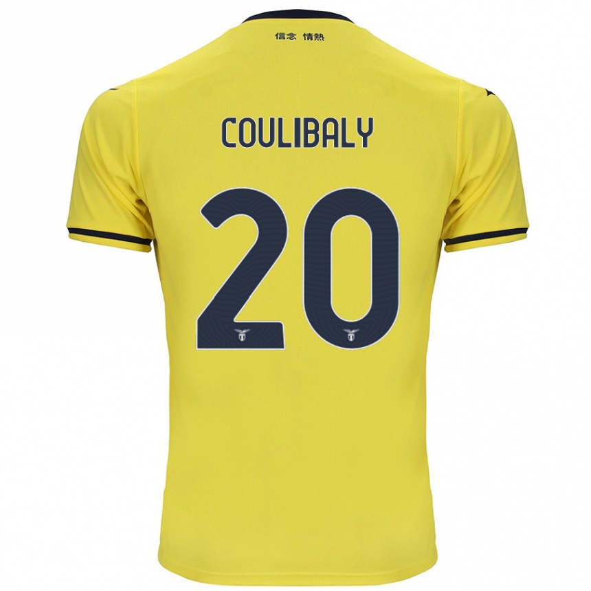 Homme Football Maillot Larsson Coulibaly #20 Jaune Tenues Extérieur 2024/25