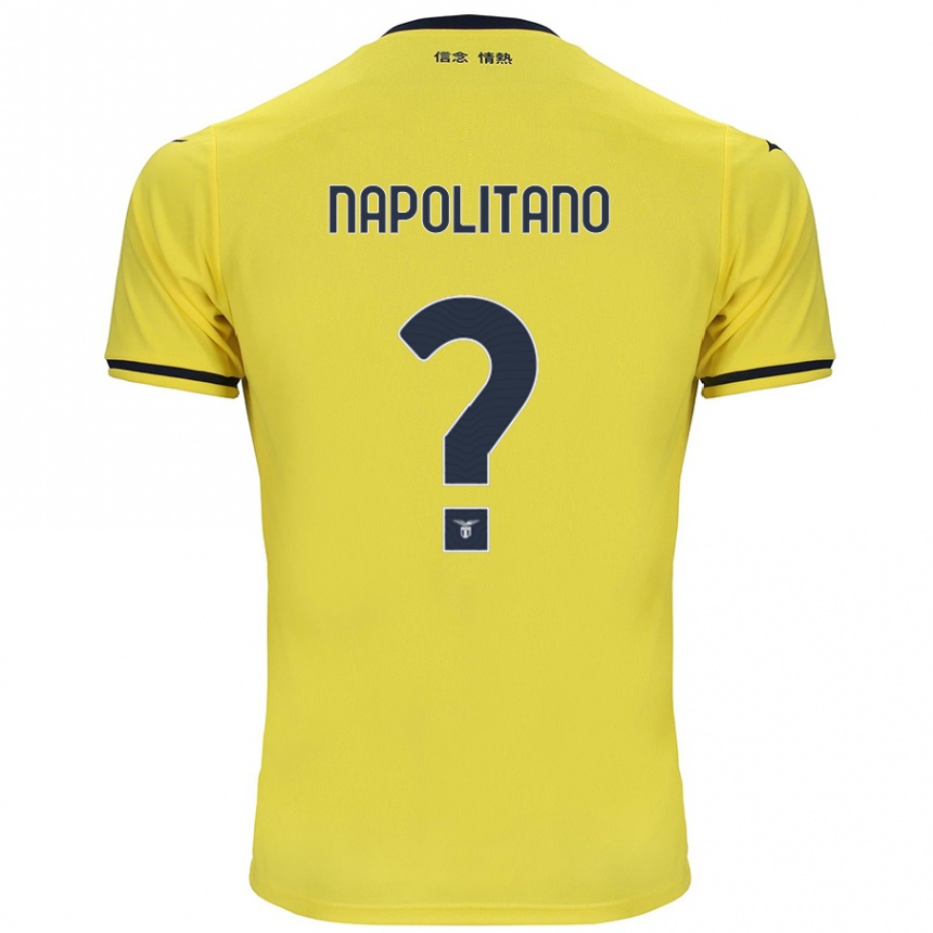 Homme Football Maillot Federico Napolitano #0 Jaune Tenues Extérieur 2024/25