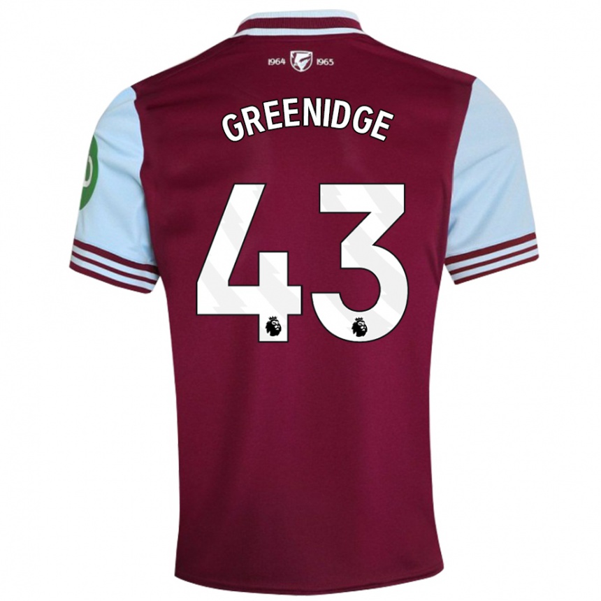 Femme Football Maillot Will Greenidge #43 Rouge Foncé Tenues Domicile 2024/25