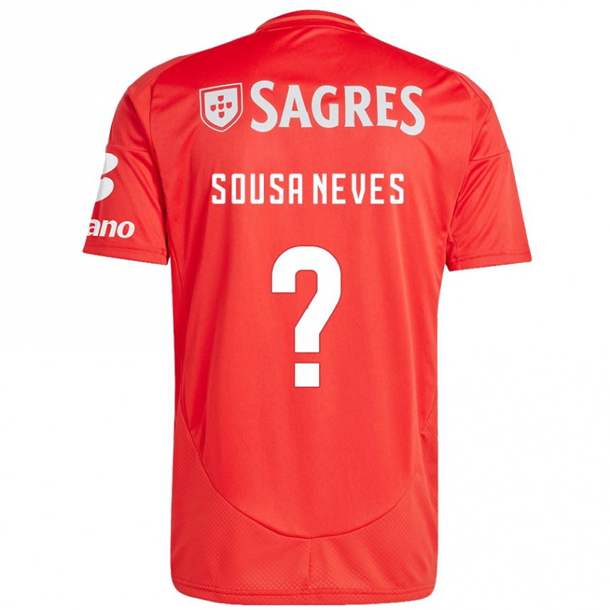 Femme Football Maillot Dilan Alison Sousa Neves #0 Rouge Blanc Tenues Domicile 2024/25