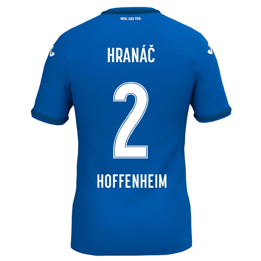 Femme Football Maillot Robin Hranac #2 Bleu Royal Tenues Domicile 2024/25