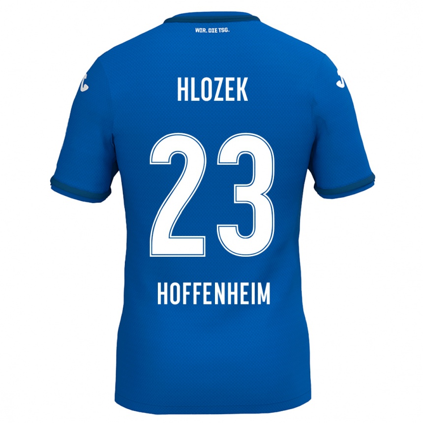 Femme Football Maillot Adam Hlozek #23 Bleu Royal Tenues Domicile 2024/25