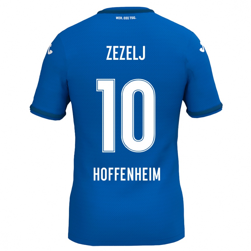 Femme Football Maillot Neno Zezelj #10 Bleu Royal Tenues Domicile 2024/25