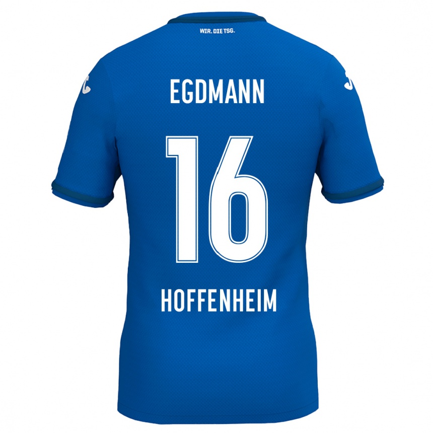 Femme Football Maillot Mika Egdmann #16 Bleu Royal Tenues Domicile 2024/25