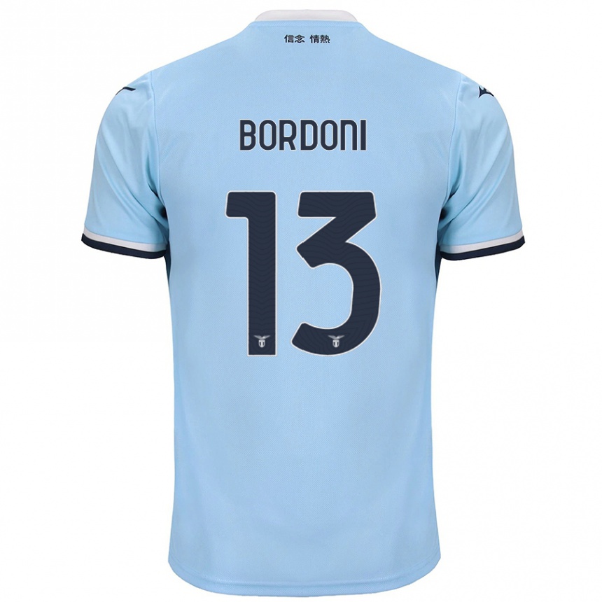 Femme Football Maillot Tommaso Bordoni #13 Bleu Tenues Domicile 2024/25