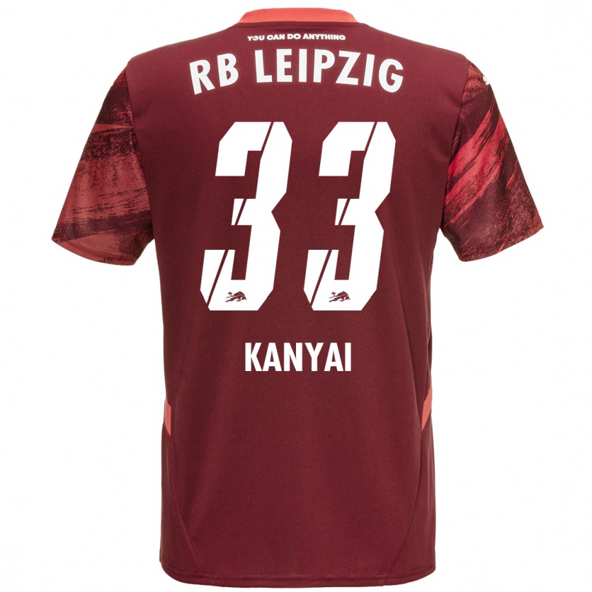 Femme Football Maillot Janos Kanyai #33 Bordeaux Tenues Extérieur 2024/25