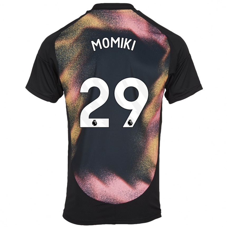 Femme Football Maillot Yuka Momiki #29 Noir Blanc Tenues Extérieur 2024/25