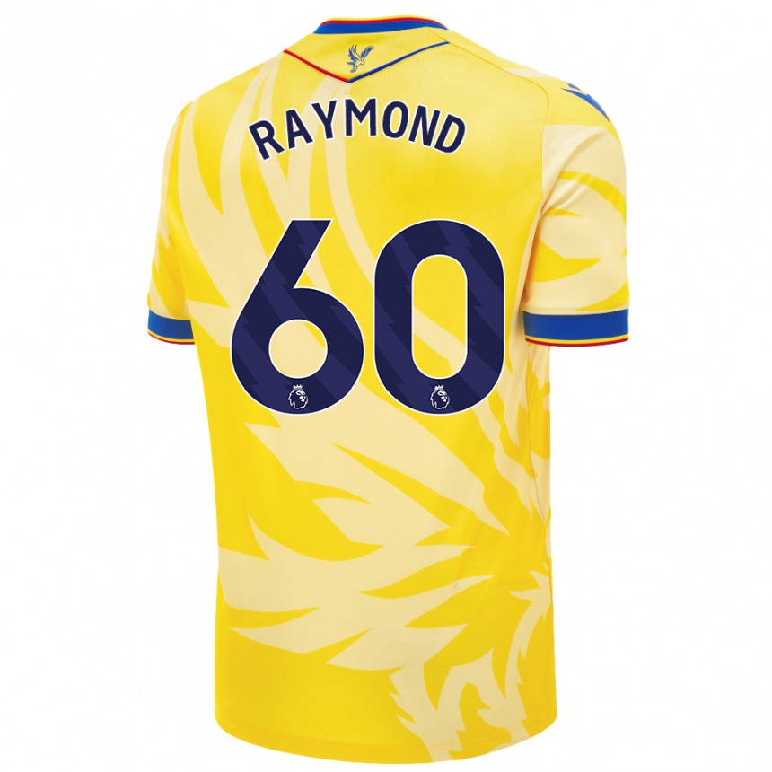 Femme Football Maillot Jadan Raymond #60 Jaune Tenues Extérieur 2024/25