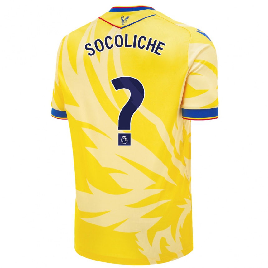 Femme Football Maillot Basilio Rieno Socoliche #0 Jaune Tenues Extérieur 2024/25