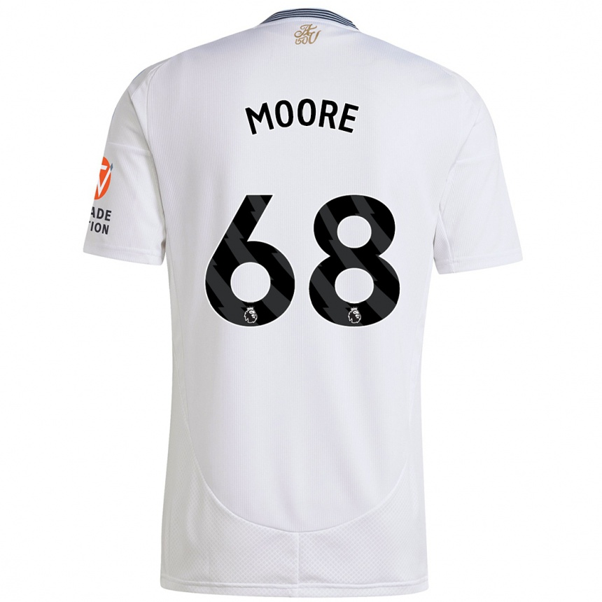 Femme Football Maillot Kobei Moore #68 Blanc Tenues Extérieur 2024/25