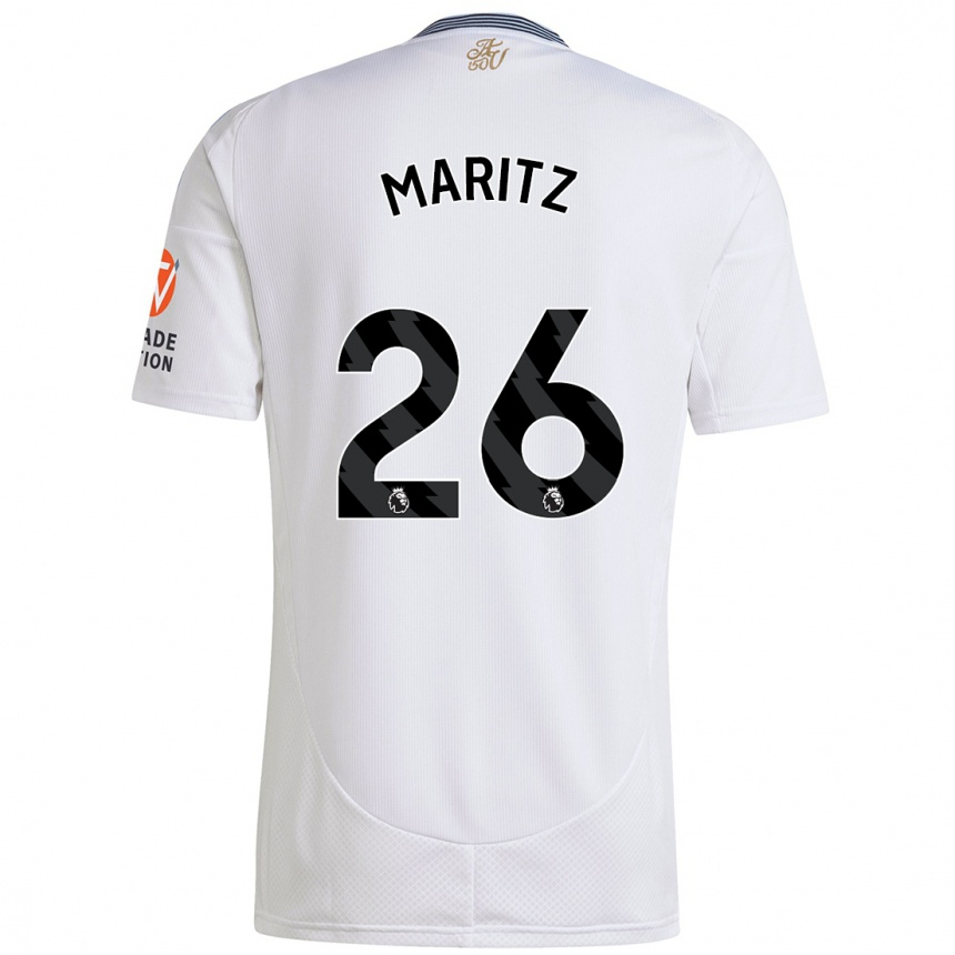 Femme Football Maillot Noelle Maritz #26 Blanc Tenues Extérieur 2024/25