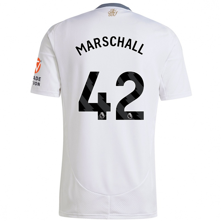 Femme Football Maillot Filip Marschall #42 Blanc Tenues Extérieur 2024/25